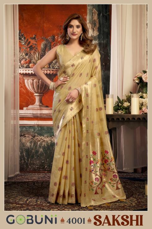 Gobuni sakshi saree wholesale clothing jaipur india